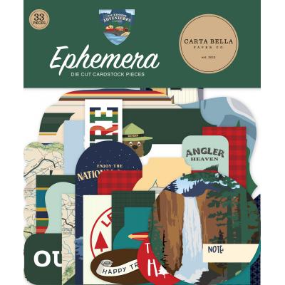 Carta Bella Outdoor Adventures Die Cuts - Ephemera